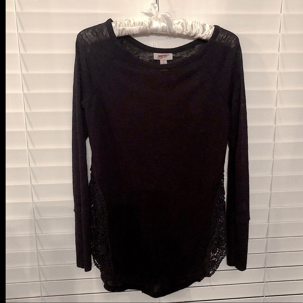 Arizona Jean Co Sweater with Lace